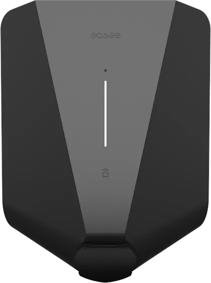 Easee LITE laadstation 11 kW met kWh-meter, Type 2, WiFi en 4G, Zwart
