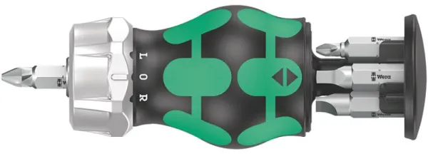 Wera Kraftform Kompakt Stubby Magazine RA 1, 6 stuks