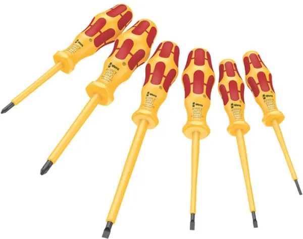 Wera 1060 i/1062 i/6 Schroevendraaierset Kraftform VDE, 6 stuks