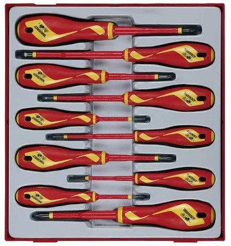 Teng Tools schroevendraaierset 1000V TTDV910N met 10 stuks