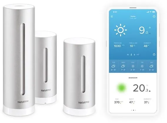 Netatmo Slimme Weerstation + Extra Binnenmodule